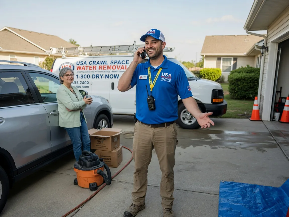 Crawl Space Water Removal Tracys Landing, MD FAQs